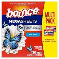 Algopix Similar Product 11 - Bounce Mega Dryer Sheets Fresh Breeze