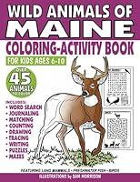 Algopix Similar Product 11 - Wild Animals of Maine Coloring Activity