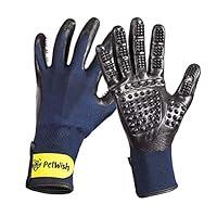 Algopix Similar Product 17 - PetWish Pet Grooming Gloves  Hair and