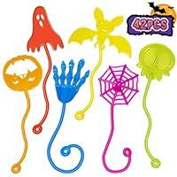 Algopix Similar Product 1 - Halloween Sticky Hands Bulk 42PCS