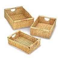 Algopix Similar Product 14 - Accent Plus Maize Nesting Basket Set