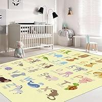 Algopix Similar Product 4 - RUGROOM Kids Rugs Oversized Play Rugs