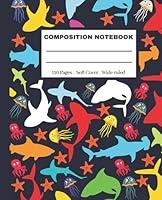 Algopix Similar Product 20 - Shark Composition Notebooks wide ruled