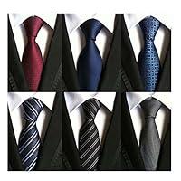 Algopix Similar Product 15 - WeiShang Lot 6 PCS Classic Mens Tie