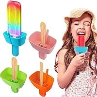 Algopix Similar Product 1 - AIERSA 4PCS Silicone Popsicle Holders