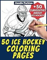 Algopix Similar Product 1 - 50 Ice Hockey Coloring Pages Book for