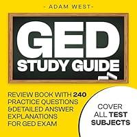 Algopix Similar Product 16 - GED Study Guide Review Book with 240