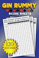 Algopix Similar Product 11 - Gin Rummy Score Sheets Over 120 Sheets