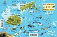 Algopix Similar Product 1 - Fiji Map  Reef Creatures Guide Franko