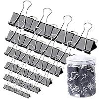 Algopix Similar Product 4 - 120 Pcs Binder Clips  Paper Clamps