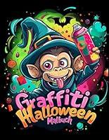 Algopix Similar Product 7 - Graffiti Halloween Malbuch 50 coole