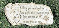 Algopix Similar Product 1 - Pawprints Remembered Pet Memorial Stone