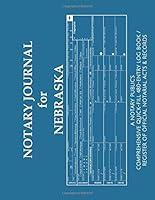 Algopix Similar Product 1 - NOTARY JOURNAL FOR NEBRASKA A Notary