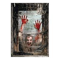 Algopix Similar Product 18 - Zombie Window Backdrop Banner 2pc