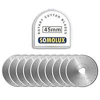 Algopix Similar Product 5 - SOMOLUX Rotary Cutter Blades 45mm 10