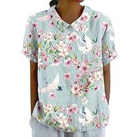 Algopix Similar Product 5 - 2024 Summer Linen Shirts for Women