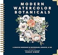 Algopix Similar Product 18 - Modern Watercolor Botanicals A