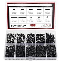 Algopix Similar Product 19 - DYWISHKEY 566 Pieces M3 Black Screws