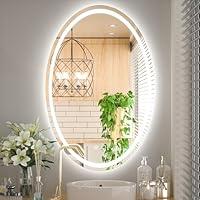 Algopix Similar Product 18 - Keonjinn 24 x 36 Inch Oval Bathroom LED