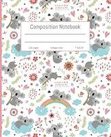 Algopix Similar Product 10 - Adorable Koala Composition Notebook