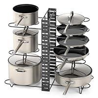 Algopix Similar Product 1 - Vdomus Pot Rack Organizer with 3 DIY