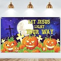 Algopix Similar Product 1 - WovWeave Halloween Christian Pumpkin