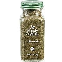 Algopix Similar Product 11 - Simply Organic Dill Weed Cut  Sifted