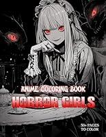 Algopix Similar Product 9 - Anime Coloring Book Horror Girls