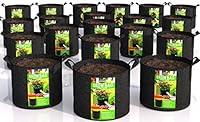 Algopix Similar Product 10 - Utopia Home 20 Pack 5 Gallon Grow Bags