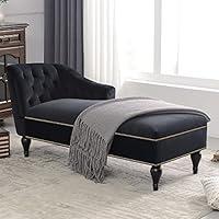 Algopix Similar Product 12 - 58Velvet Chaise LoungeButton Tufted