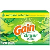 Algopix Similar Product 15 - Gain Original Dryer Sheets, 120 Count