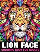 Algopix Similar Product 2 - Lion Face Coloring Book For Adults An