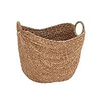 Algopix Similar Product 16 - Benzara Handcrafted Rope Woven Seagrass