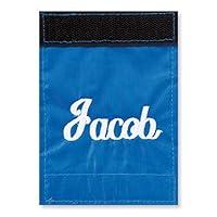 Algopix Similar Product 19 - Personalized Blue Luggage Handle Wrap 