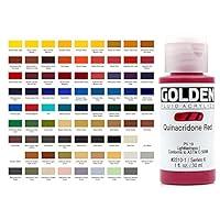 Algopix Similar Product 1 - 1 Oz Fluid Acrylic Color Paints Color