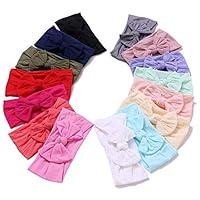 Algopix Similar Product 5 - Toptim Baby Headbands Turban Knotted