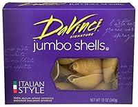Algopix Similar Product 7 - DaVinci Signature Jumbo Shells Pasta