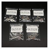Algopix Similar Product 17 - HONGYMY Resistor 5Values10 5mm GL5516