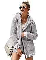 Algopix Similar Product 8 - LOMON Fleece Jacket Women Hooded