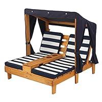 Algopix Similar Product 17 - KidKraft Wooden Outdoor Double Chaise