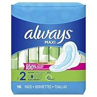 Algopix Similar Product 2 - Always Maxi Padssuper WFlexiWings