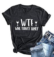 Algopix Similar Product 15 - YZMI Wine Turkey Family Shirt Funny