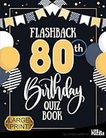 Algopix Similar Product 8 - Flashback 80th Birthday Quiz Book Large