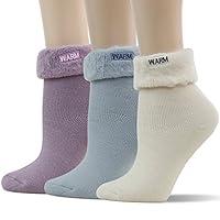 Algopix Similar Product 1 - SUTTOS Women Warm Winter Crew Socks