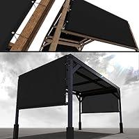 Algopix Similar Product 6 - Royal Shade 12 W x 24 L Black Pergola