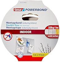Algopix Similar Product 1 - TESA Indoor Double Sided Tape 19mm x 5m