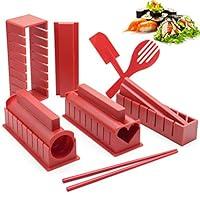Algopix Similar Product 10 - Sushi Making Kit Beginner Plastic Sushi