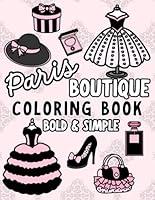 Algopix Similar Product 13 - Paris Boutique Coloring Book For