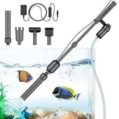 Best Deal for AKKEE Electric Aquarium Vacuum Gravel Cleaner: 6 in 1