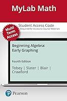 Algopix Similar Product 5 - Beginning Algebra Early Graphing 